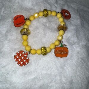 Fall charm bracelet